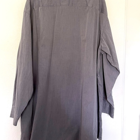 Mens 19 35/36 George Forman Shirt Gray - Picture 2 of 3